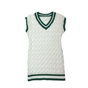 Derek Heart Women's Sweater Tunic Dress Size Large Academia Preppy